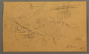 Disegno, Hillside, febbraio 1869 