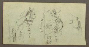 Disegno, Cime e pendii, forse 1868
