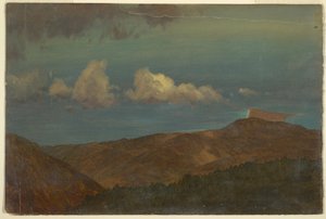 Disegno, Paesaggio collinare, 1865 da Frederic Edwin Church