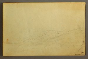 Disegno, Casa nel bosco presso un ruscello, aprile 1845