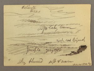 Disegno, Casa, forse 1868-69 da Frederic Edwin Church