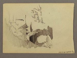 Disegno, Case in cima alla collina, forse 1868-69 da Frederic Edwin Church