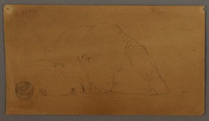 Disegno, Iceberg, Labrador, Terranova o Nuova Scozia, 1859 da Frederic Edwin Church