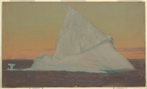 Disegno, Iceberg e fiore di ghiaccio, giugno o luglio 1859
