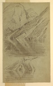 Disegno, Königssee, Berchtesgaden, Baviera, giugno o luglio 1868 da Frederic Edwin Church