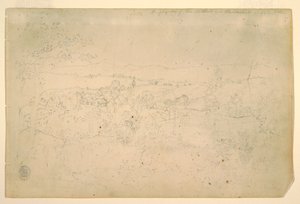 Disegno, Paesaggio, luglio 1844 da Frederic Edwin Church
