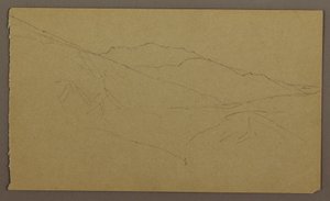 Disegno, Paesaggio, maggio-agosto 1865 da Frederic Edwin Church