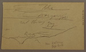 Disegno, Paesaggio, maggio-agosto 1865 da Frederic Edwin Church