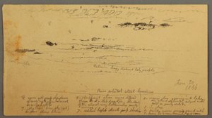 Disegno, Schizzo di paesaggio, Hudson Valley, New York, 30 giugno 1866