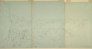 Disegno, Paesaggio a El Yeman, 1868
