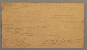 Disegno, Louis Bay, Labrador, 7 luglio 1859 da Frederic Edwin Church