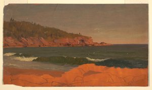 Disegno, Costa del Maine, 1850 ca. da Frederic Edwin Church
