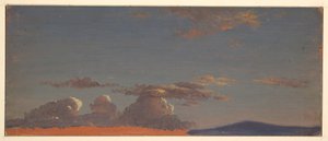 Disegno, studio del cielo del Maine, 1868-69 ca.