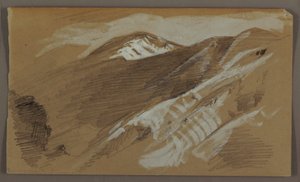 Disegno, Paesaggio montano, Giamaica, Indie Occidentali, agosto 1868
