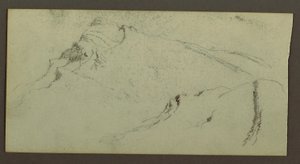 Disegno, Cime di montagna, forse 1868