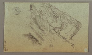 Disegno, Valle montana, forse 1868