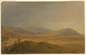 Disegno, Paesaggio montano, maggio 1865 da Frederic Edwin Church