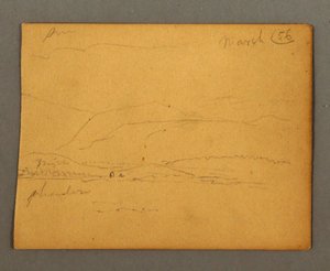 Disegno, Montagne, marzo 1856