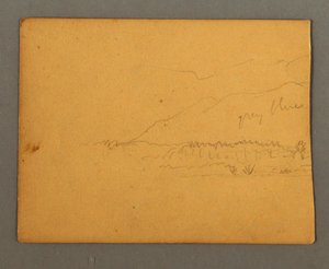 Disegno, Montagne, forse 1856