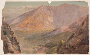 Disegno, Monte Katahdin, Grande Bacino da South Turner Mountain, 1877