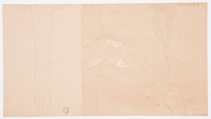 Disegno, Monte Katahdin da sud-est; verso: Monte Katadhin, 1876-78 da Frederic Edwin Church