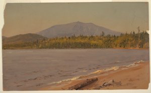 Disegno, il monte Katahdin da Togue Pond, forse 1878 da Frederic Edwin Church