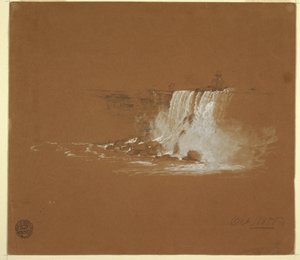 Disegno, Cascate del Niagara, ottobre 1856