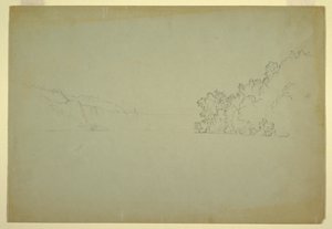 Disegno, Cascate del Niagara da nord-ovest, 1856