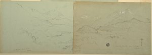 Disegno, Veduta panoramica di Unter-Schönau, 1868