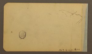 Disegno, pianura, collina, città; verso: catena montuosa, 1889 da Frederic Edwin Church