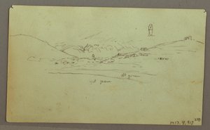 Disegno, rovine, 27 aprile 1868 da Frederic Edwin Church