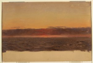 Disegno, Paesaggio marino, 1859 da Frederic Edwin Church