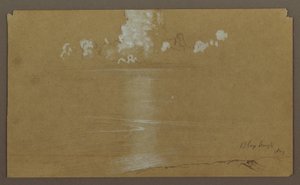 Disegno, Paesaggio marino, Bloxburgh; verso: Colline e mare, agosto 1865