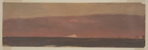 Disegno, Paesaggio marino con iceberg, 1859