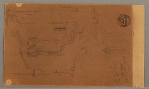 Disegno, vista laterale dell