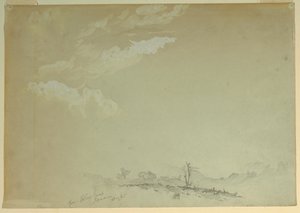 Disegno, schizzi, Bloxburgh, Giamaica, 1865 da Frederic Edwin Church