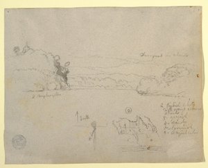 Disegno, Schizzi dal Sud America, 1853, probabilmente maggio