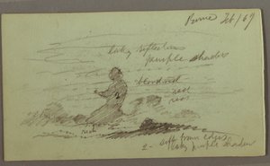 Disegno, Studio del cielo, febbraio 1869 da Frederic Edwin Church