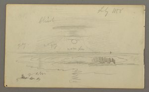 Disegno, Cielo con sole basso sull