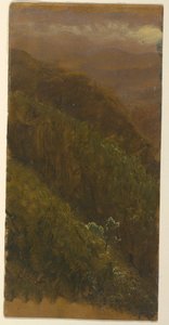 Disegno, Ripido pendio, luglio 1865 da Frederic Edwin Church