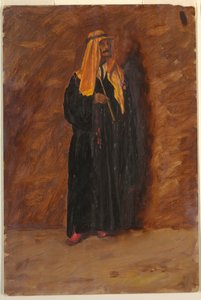 Disegno, Studio di un beduino in piedi, 1868