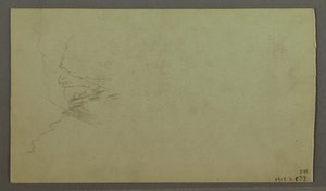 Disegno, Vetta che si erge sopra le nuvole, valle stretta, forse 1868 da Frederic Edwin Church