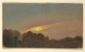 Disegno, Tramonto, 1865-66