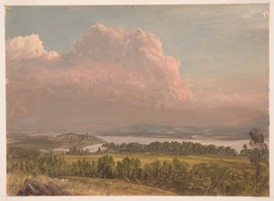 Disegno, Tramonto sulla valle dell