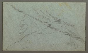 Disegno, Cime dei Tauri, Il K nigss, luglio 1868 da Frederic Edwin Church