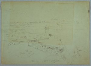 Disegno, Terrapin Point, 20 marzo 1856 da Frederic Edwin Church