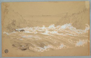 La gola del Niagara, vista verso il ponte sospeso