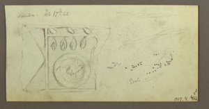 Disegno, Alberi, smerlatura, febbraio forse 1868