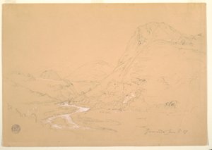 Disegno, valle vicino a Guaranda, 3 giugno 1857