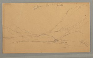 Disegno, Valle di Vallais, forse 1868